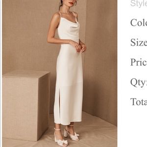 BHLDN ivory Kari Dress *NWT*
